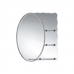 Abagno Mirror With Shelf & Skirting AD-058