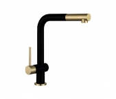 Abagno Pillar Sink Tap With Pull-out Spray LKT-029P-BG