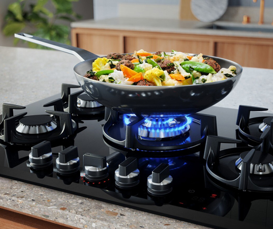 Gas kitchen hob in Malaysia