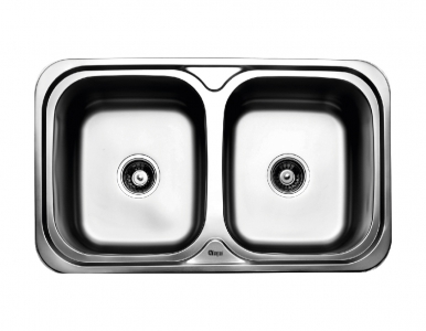 Abagno Double Bowl Kitchen Sink MK-8248-20