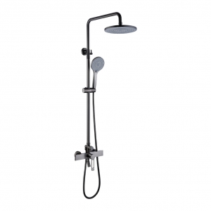 Abagno Exposed Shower Column With Bath Mixer TB-BM-819-563-BN
