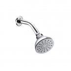 Abagno Single-Jet Shower Rose With Shower Arm AR-301W-A 