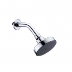 Abagno Single-Jet Shower Rose With Shower Arm AR-851W-A