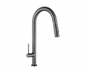 Abagno Pillar Sink Tap With Pull-out Spray LKT-028P-BN