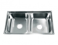 Abagno Double Bowl Kitchen Sink MK-8045D